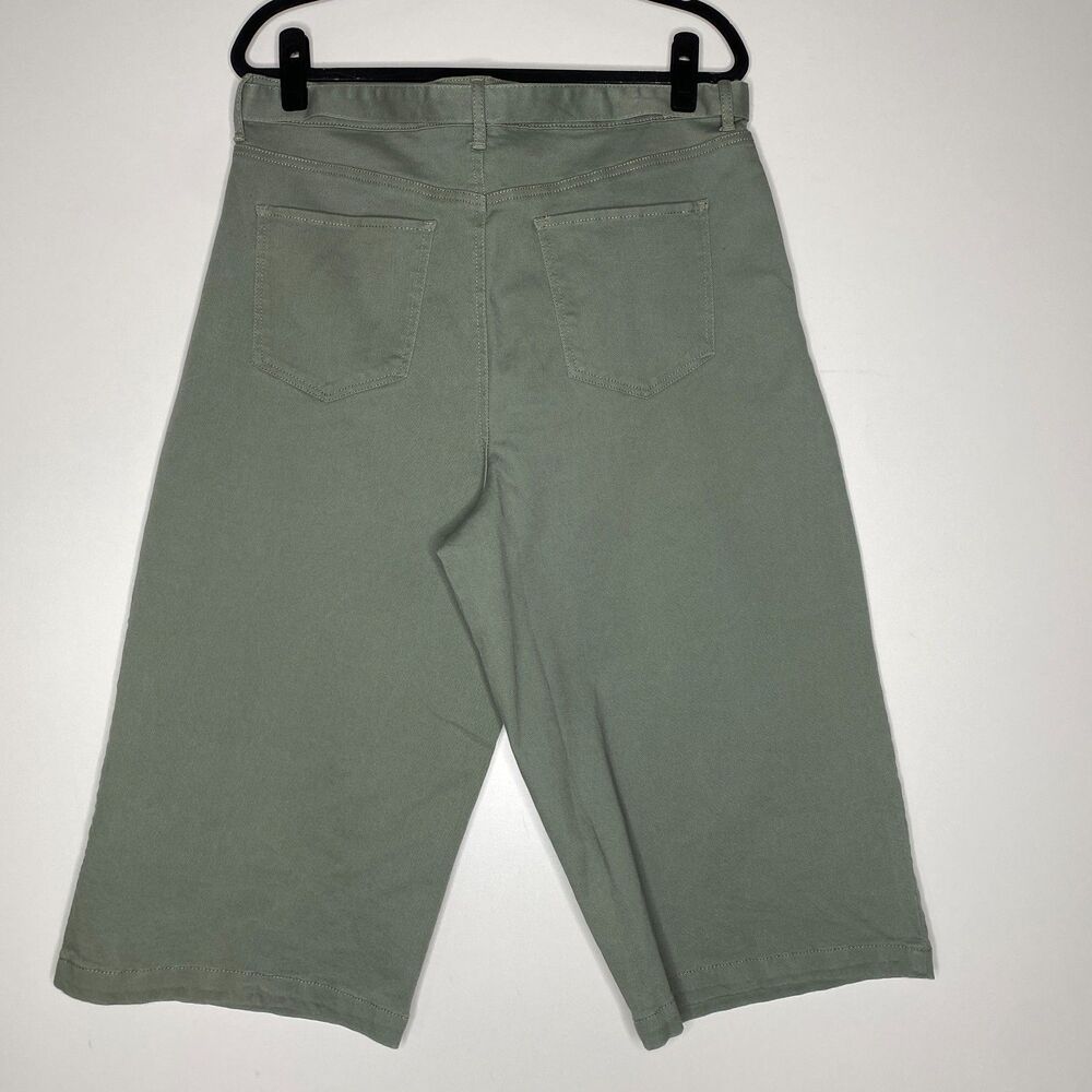 New Gloria Vanderbilt High Rise Pleated Culotte Tie Waist Pant Women's Size 16 - Picture 3 of 8